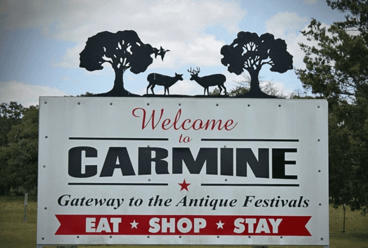 Carmine, Texas: Home of Blue Hills and the Eastern Gateway to Round Top
