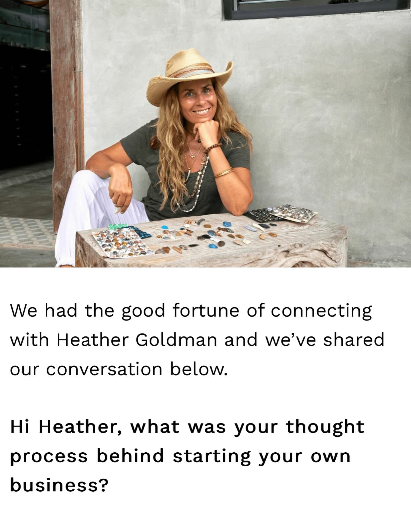 Heather Benjamin. Jewelry + Adornments for you and your Hat